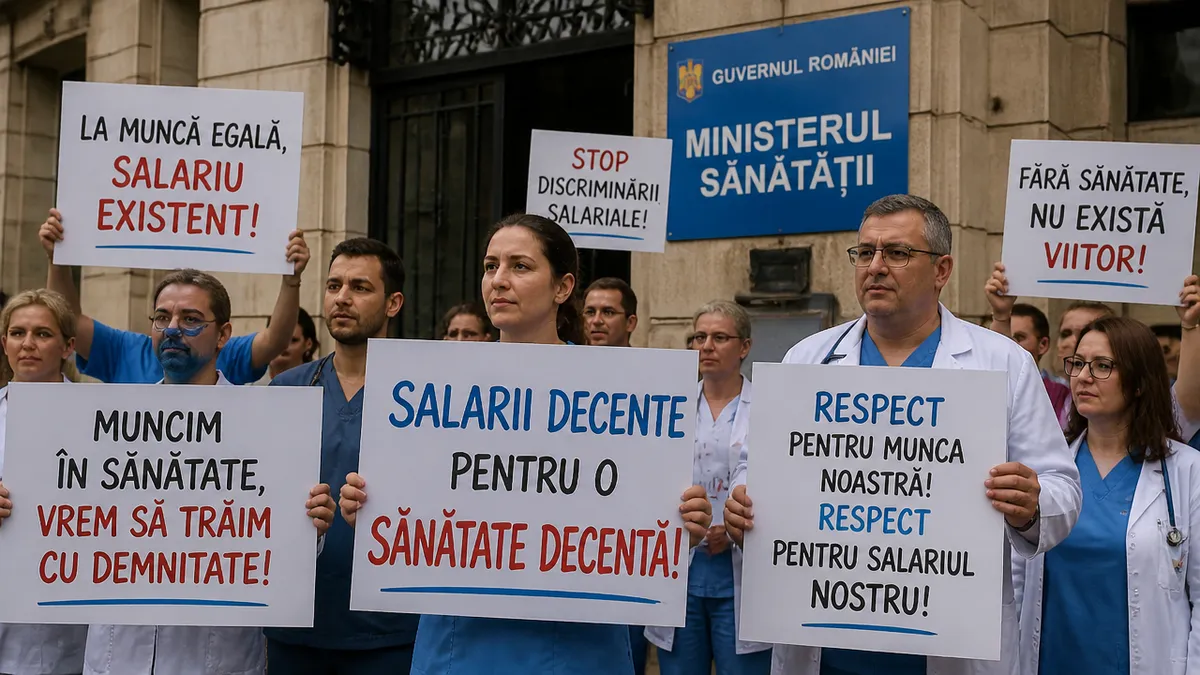revendicări sindicat SANITAS grevă sănătate România