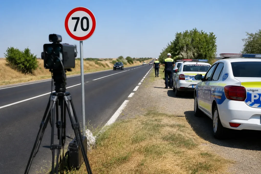 215 amenzi și 12 permise reținute în Teleorman după o săptămână de controale SPEED